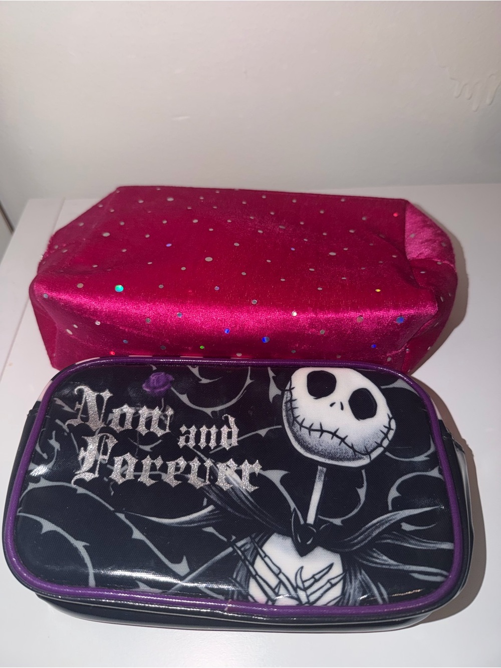 Jack Skellington Cosmetic pouch + extra
